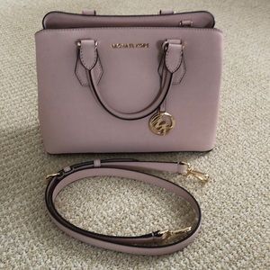 Michael Kors neutral pink bag
